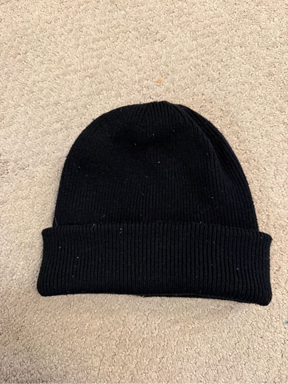 Sunday Best Black Knit Cuffed Beanie